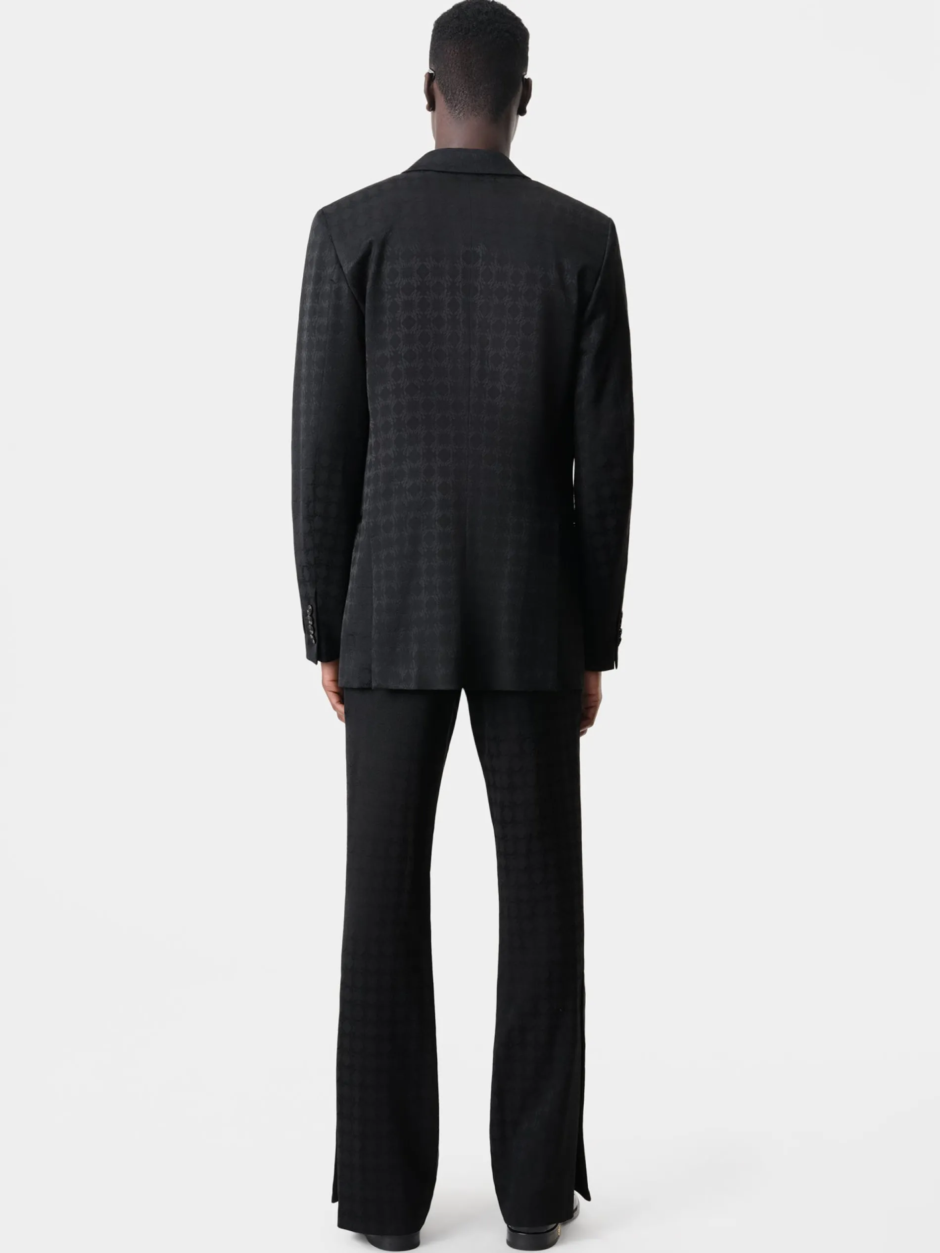 AMIRI Pants<TONAL MA QUAD KICK FLARE BLACK
