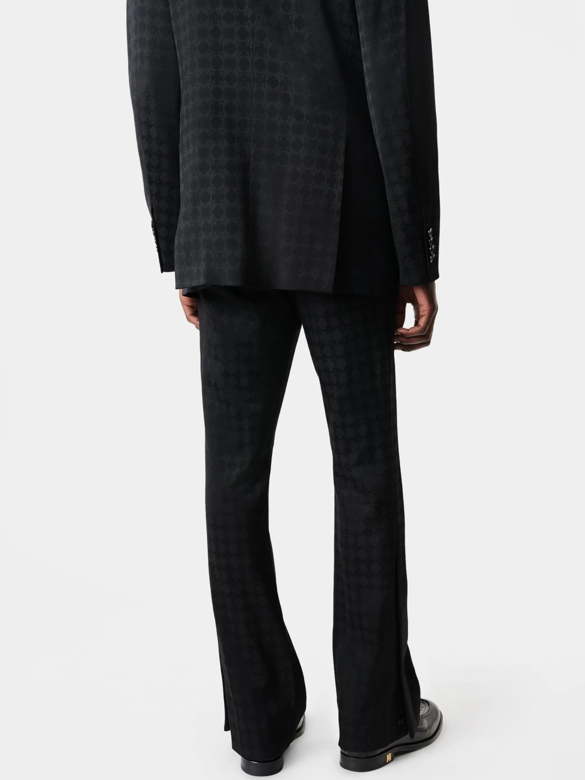 AMIRI Pants<TONAL MA QUAD KICK FLARE BLACK