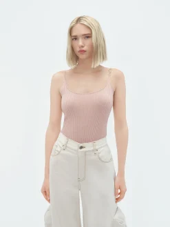 AMIRI Knitwear<VERTICAL TANK TOP Cork