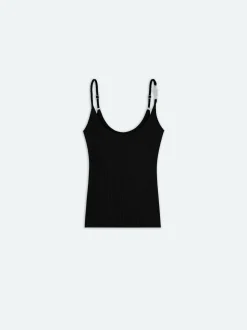 AMIRI Knitwear<VERTICAL TANK TOP BLACK
