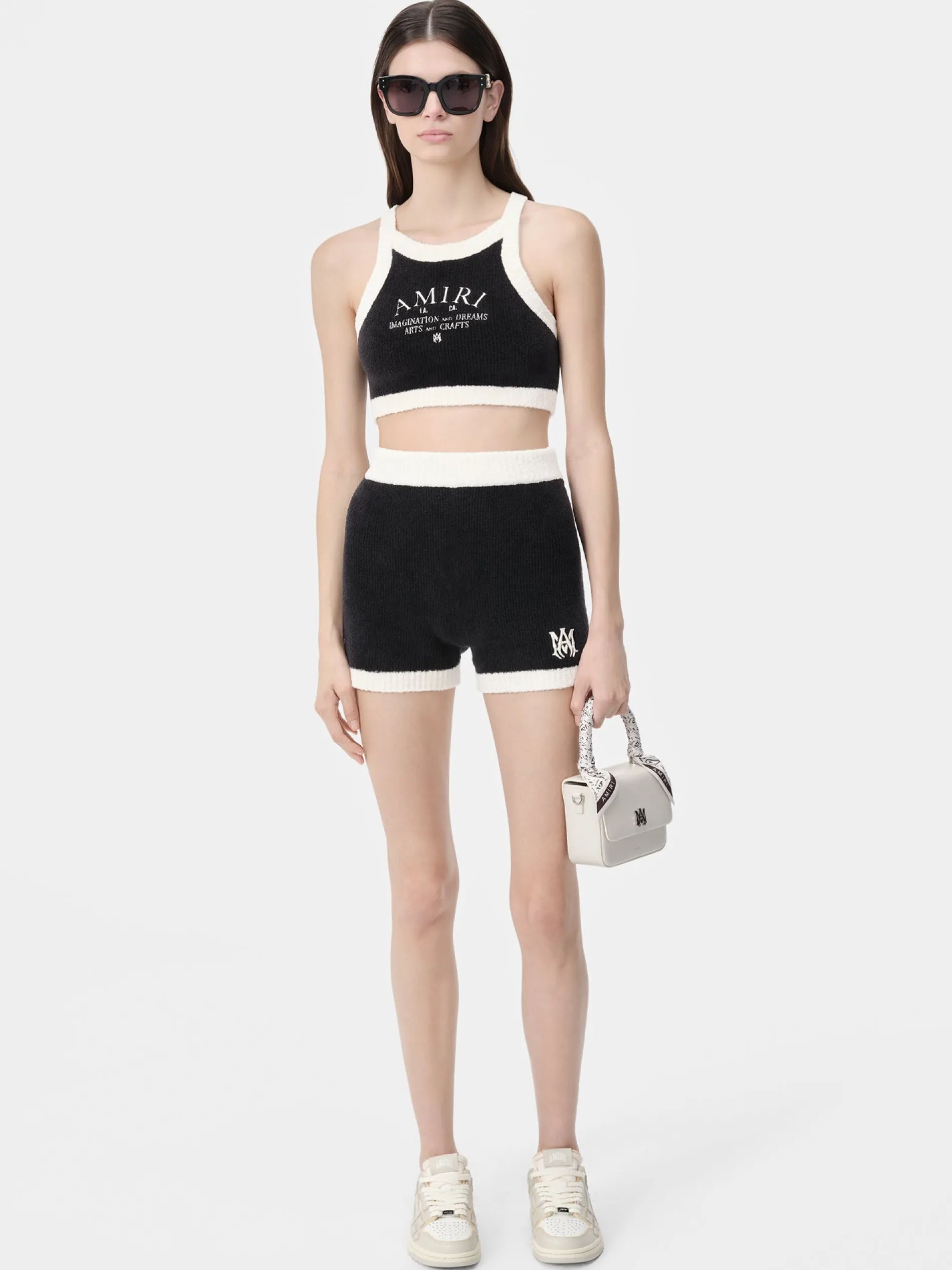 AMIRI Knitwear|Tees<WOMEN'S ARTS DISTRICT TANK BLACK