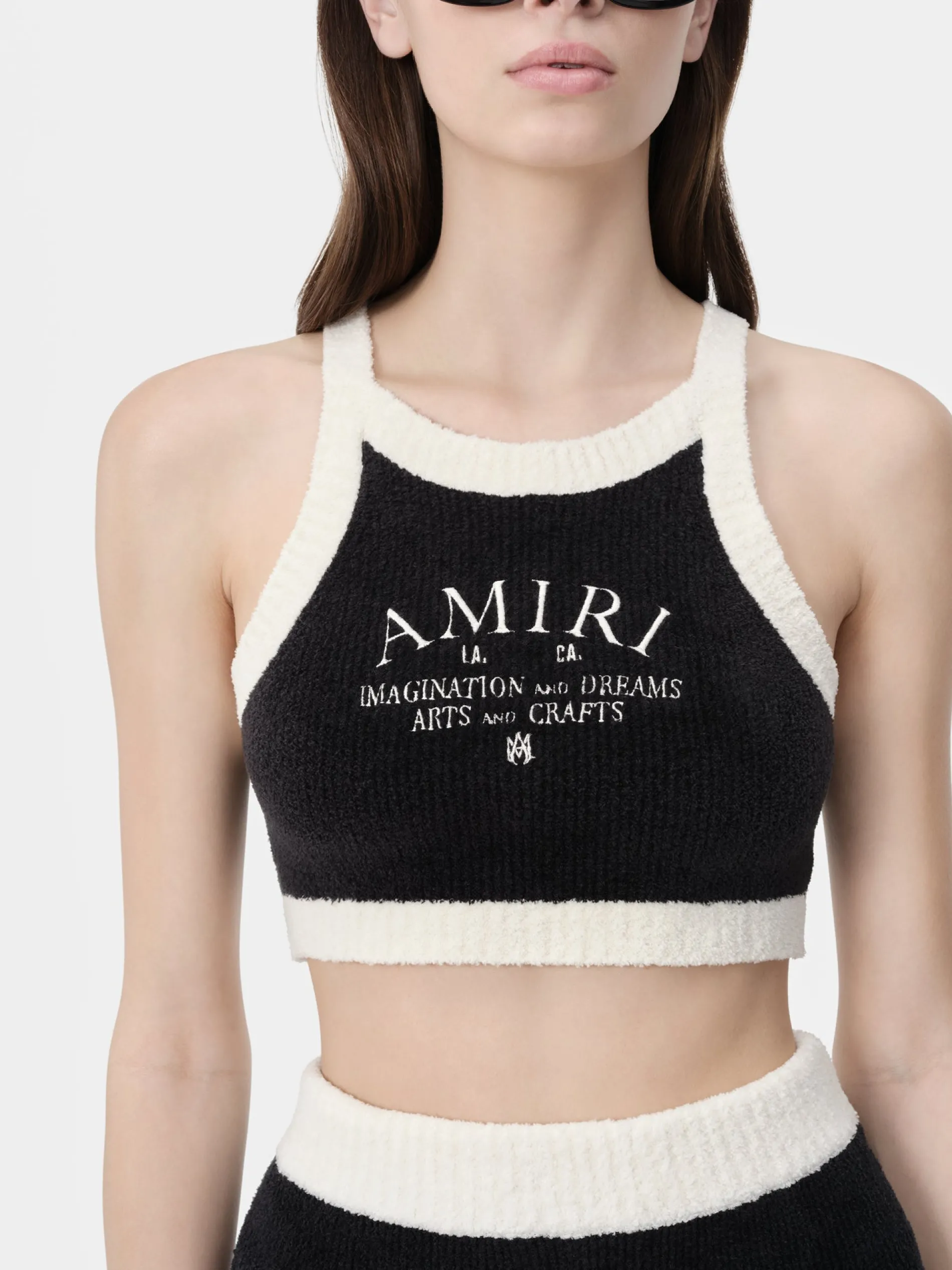AMIRI Knitwear|Tees<WOMEN'S ARTS DISTRICT TANK BLACK