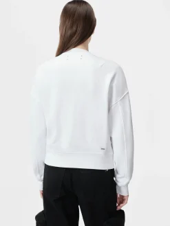 AMIRI Sweatshirts|Jersey<WOMEN'S ARTS DISTRICT CREW White