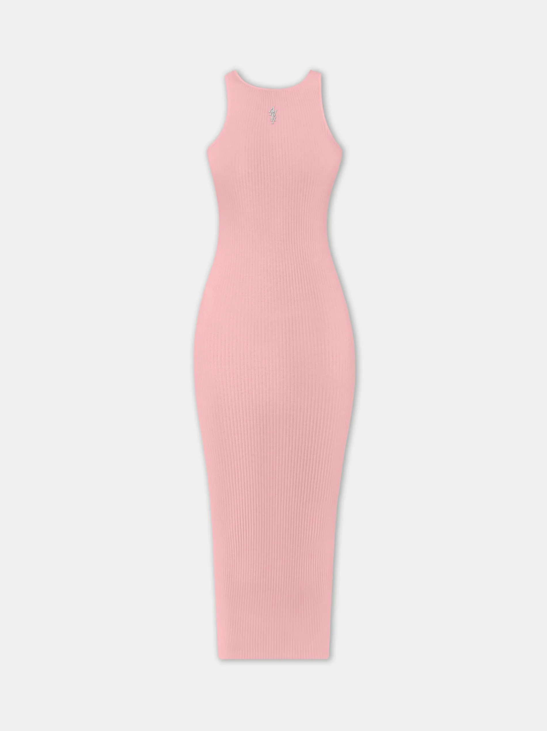 AMIRI Knitwear|Dresses<WOMEN'S STACKED MAXI DRESS Flamingo Pink