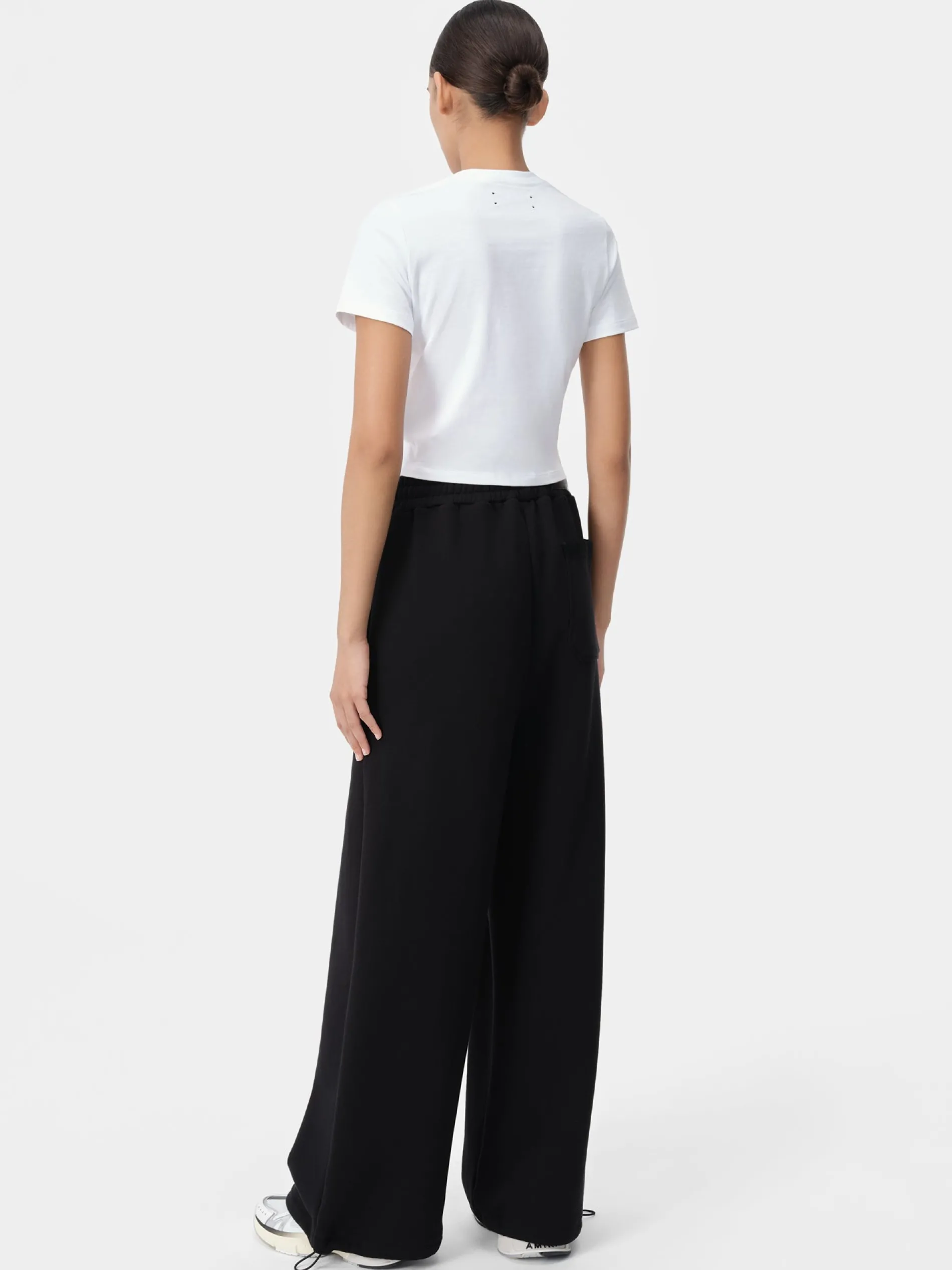 AMIRI Shorts & Sweatpants|Jersey<WOMEN'S ARTS DISTRICT FLARE SWEATPANT BLACK