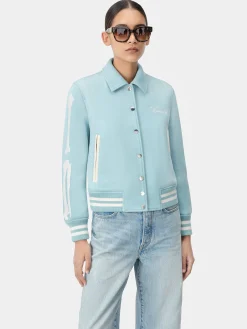 AMIRI Outerwear<WOMEN'S BONES JACKET Harbor Blue