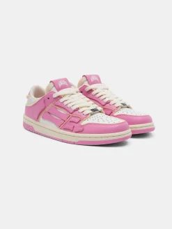 AMIRI Sneakers|Sneakers<WOMEN'S COLLEGIATE SKEL-TOP LOW Fuchsia Pink White