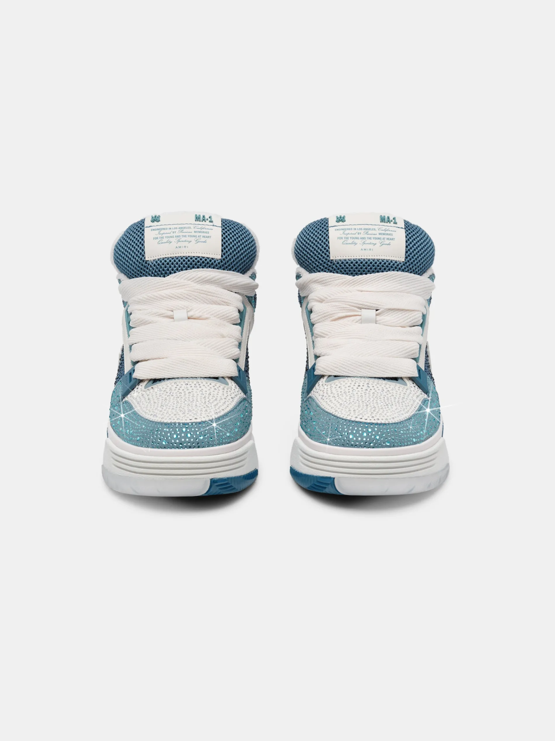 AMIRI Sneakers|Sneakers<WOMEN'S CRYSTAL MA-1 DUSTY BLUE