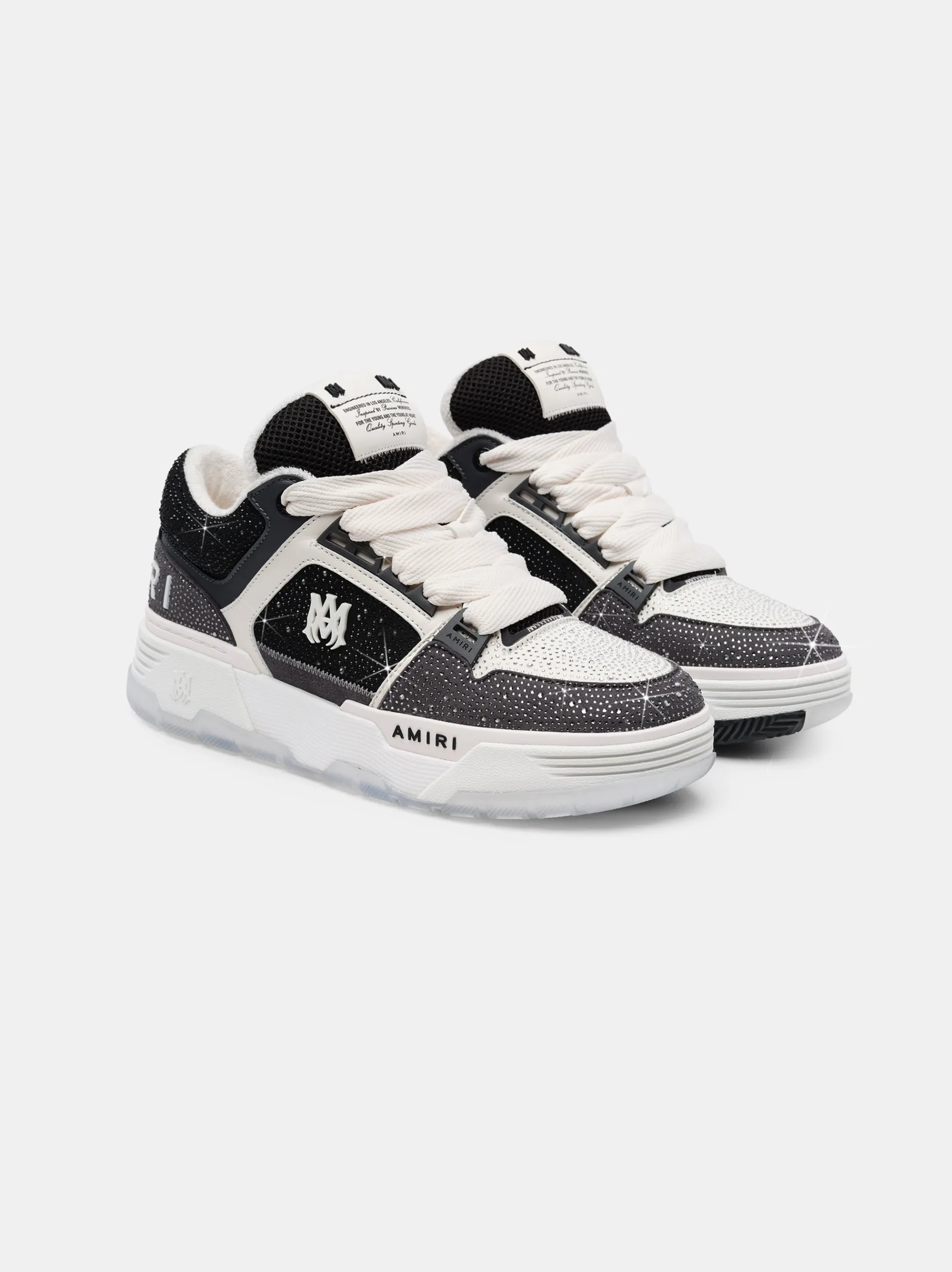 AMIRI Sneakers|Sneakers<WOMEN'S CRYSTAL MA-1 BLACK