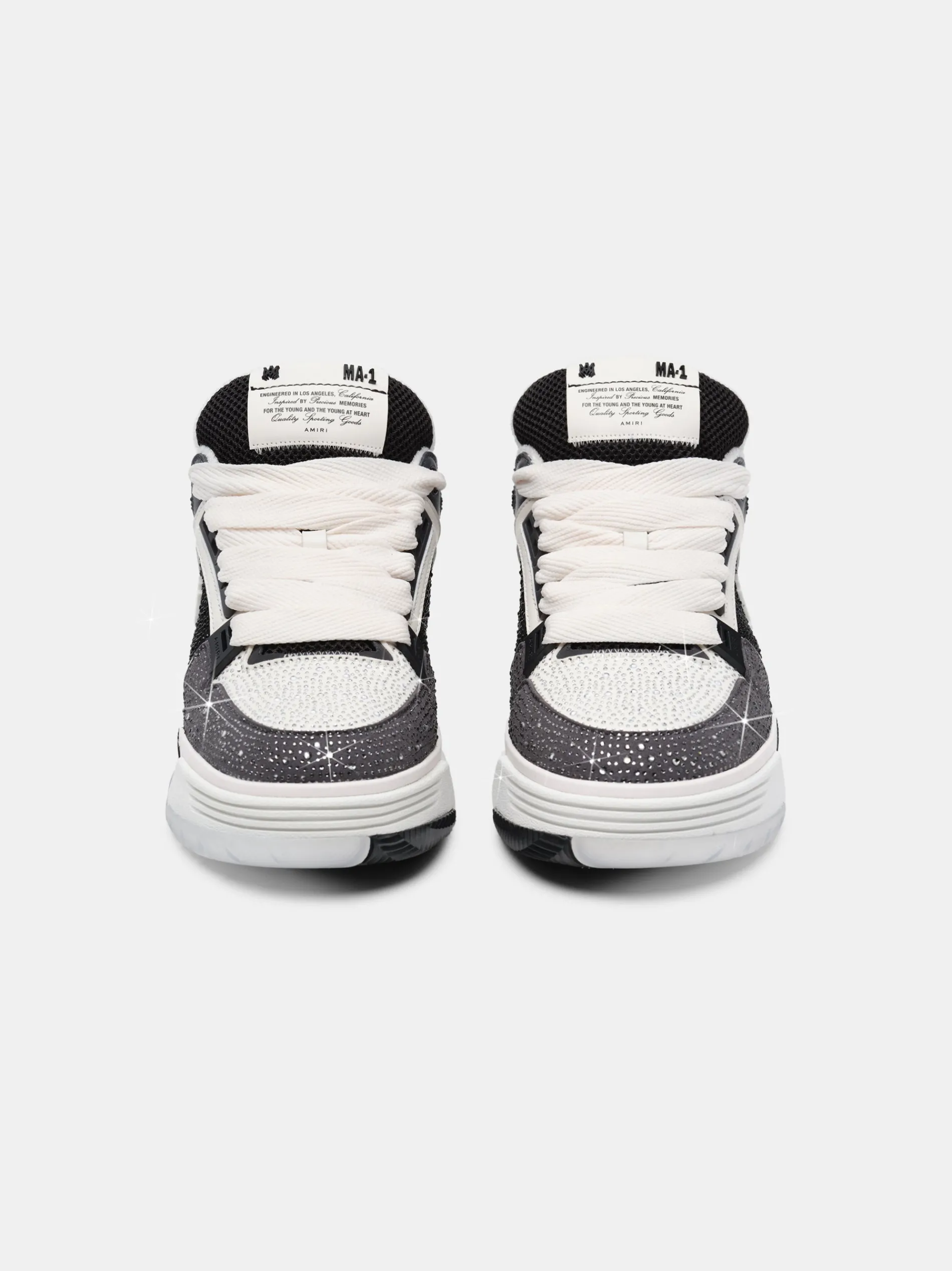 AMIRI Sneakers|Sneakers<WOMEN'S CRYSTAL MA-1 BLACK