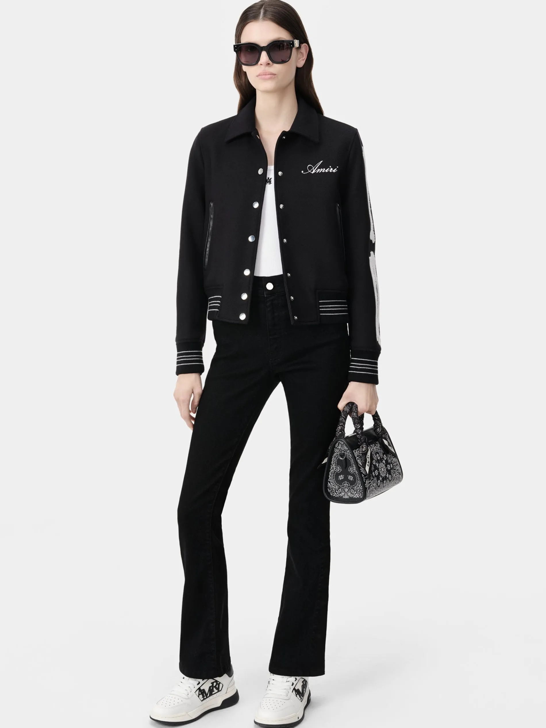 AMIRI Denim<WOMEN'S KICK FLARE BLACK OD
