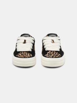 AMIRI Sneakers|Sneakers<WOMEN'S LEOPARD SUNSET SKATE LOW BLACK