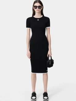 AMIRI Knitwear<WOMEN'S MA MIDI SKIRT BLACK
