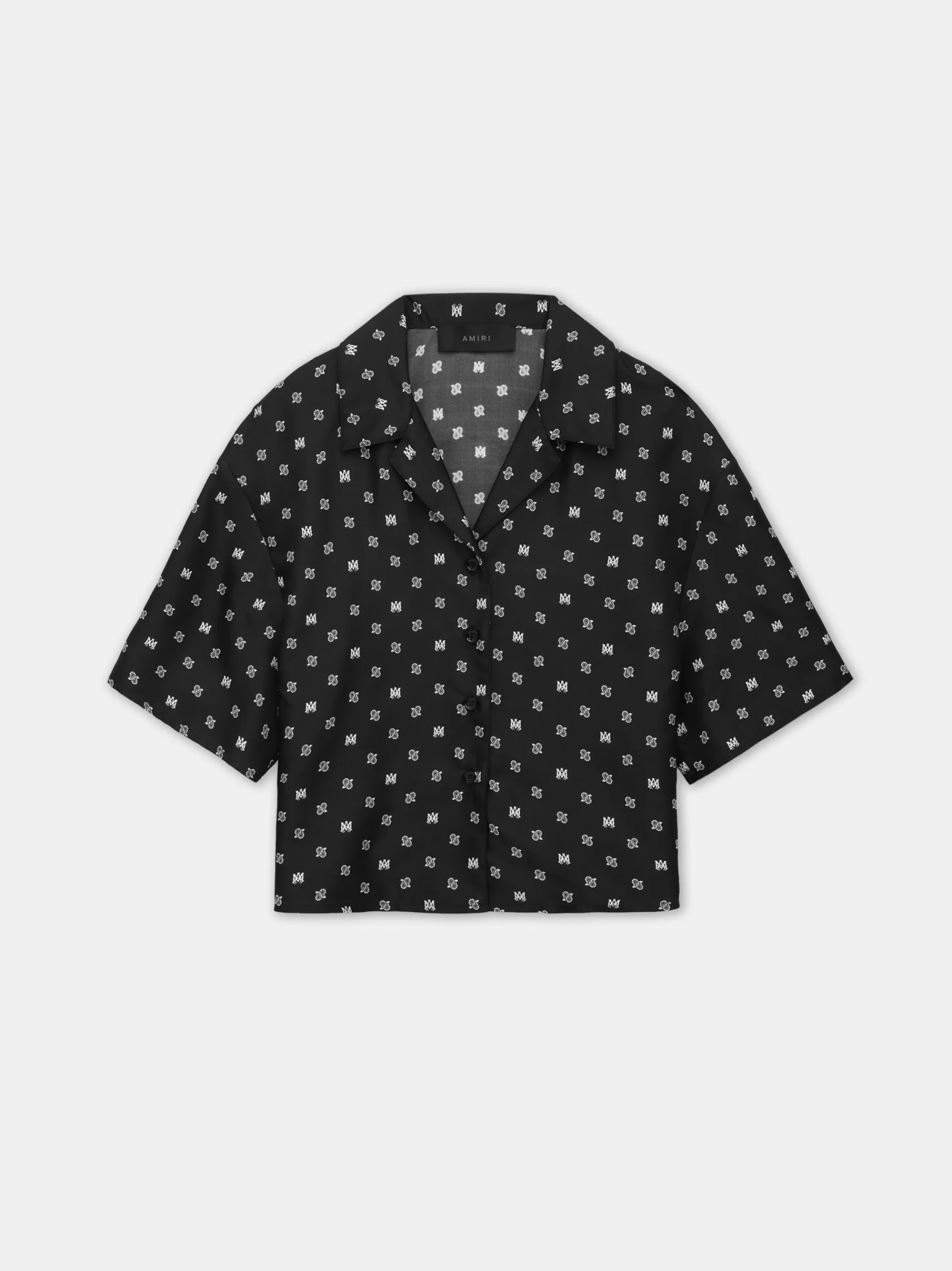 AMIRI Shirts<WOMEN'S MA PAISLEY SHIRT BLACK