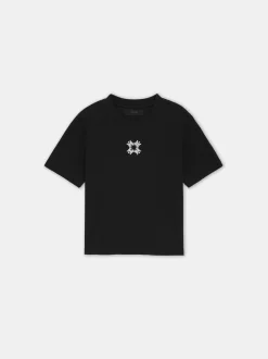 AMIRI Jersey|Tees<WOMEN'S MA QUAD BABY TEE BLACK