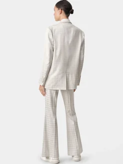 AMIRI Pants<WOMEN'S MA QUAD KICK FLARE Alabaster