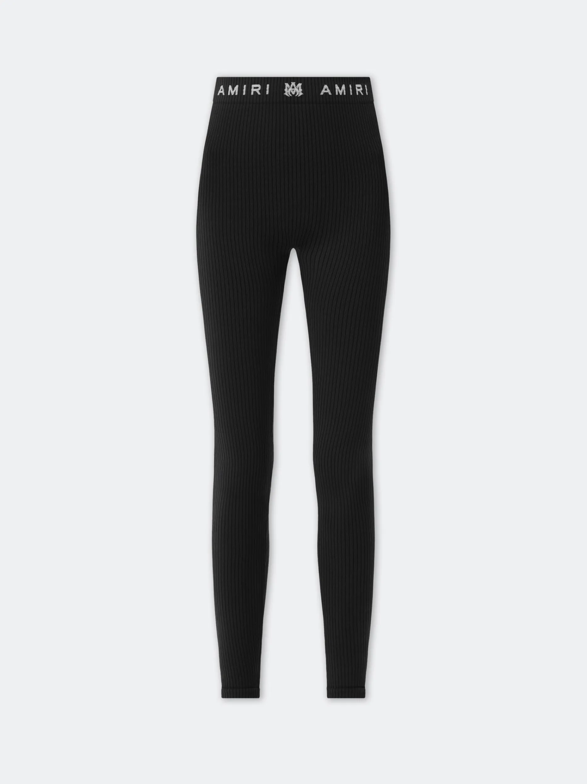 AMIRI Activewear<WOMEN'S MA RIBBED SEAMLESS LEGGING BLACK