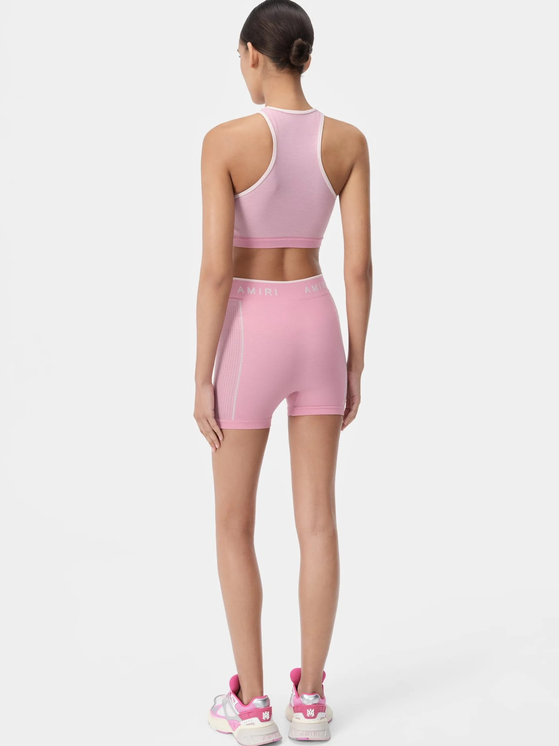 AMIRI Activewear|Shorts & Sweatpants<WOMEN'S MA SEAMLESS SHORT Flamingo Pink