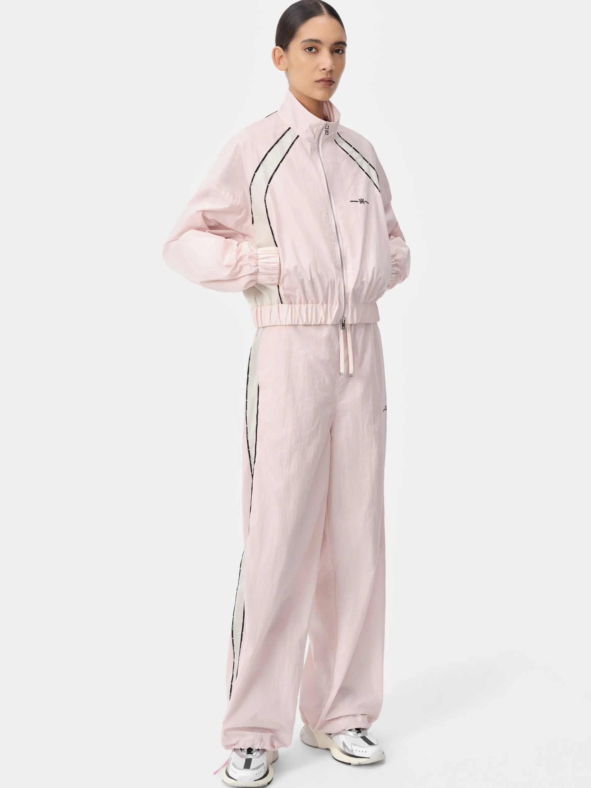 AMIRI Activewear|Pants<WOMEN'S RAGLAN MA TRACK PANT Rosewater
