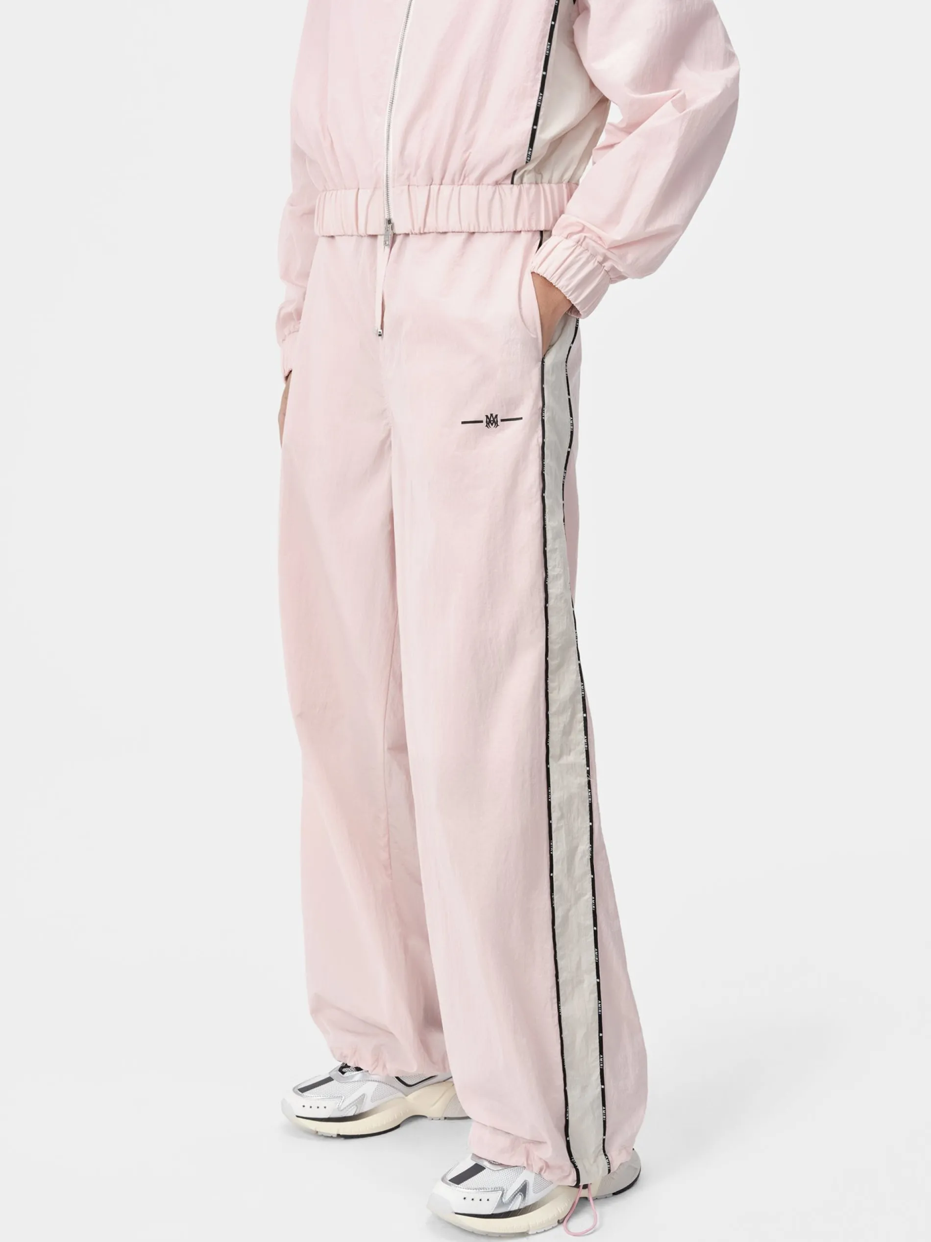 AMIRI Activewear|Pants<WOMEN'S RAGLAN MA TRACK PANT Rosewater