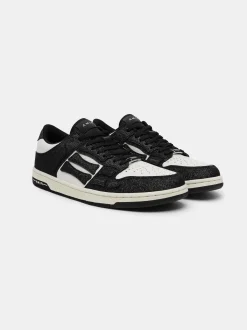 AMIRI Sneakers|Sneakers<WOMEN'S SHIMMER SKEL-TOP LOW BLACK