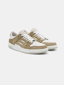 AMIRI Sneakers|Sneakers<WOMEN'S SHIMMER SKEL-TOP LOW White Gold