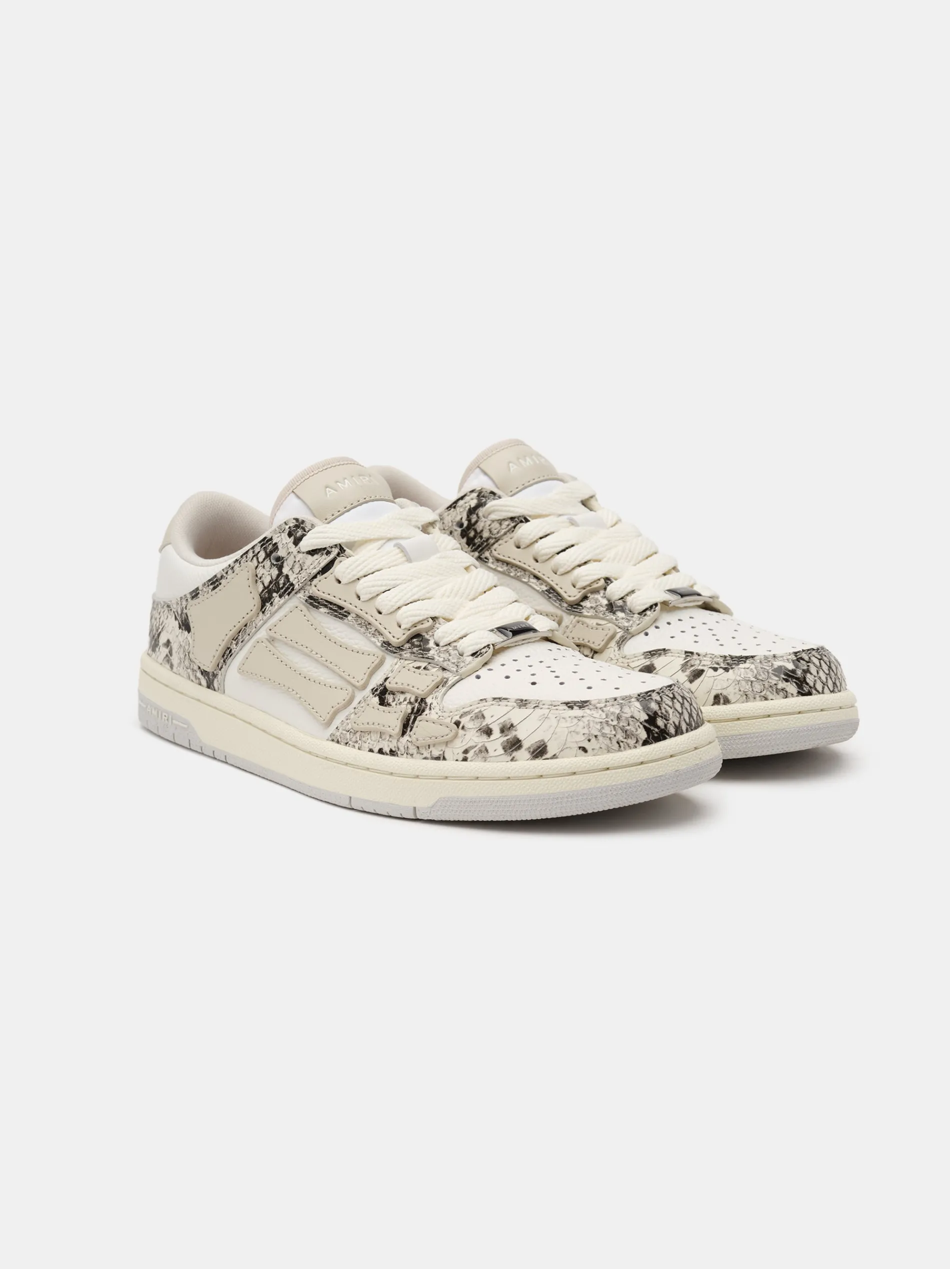 AMIRI Sneakers|Sneakers<WOMEN'S SNAKE SKEL-TOP LOW Alabaster