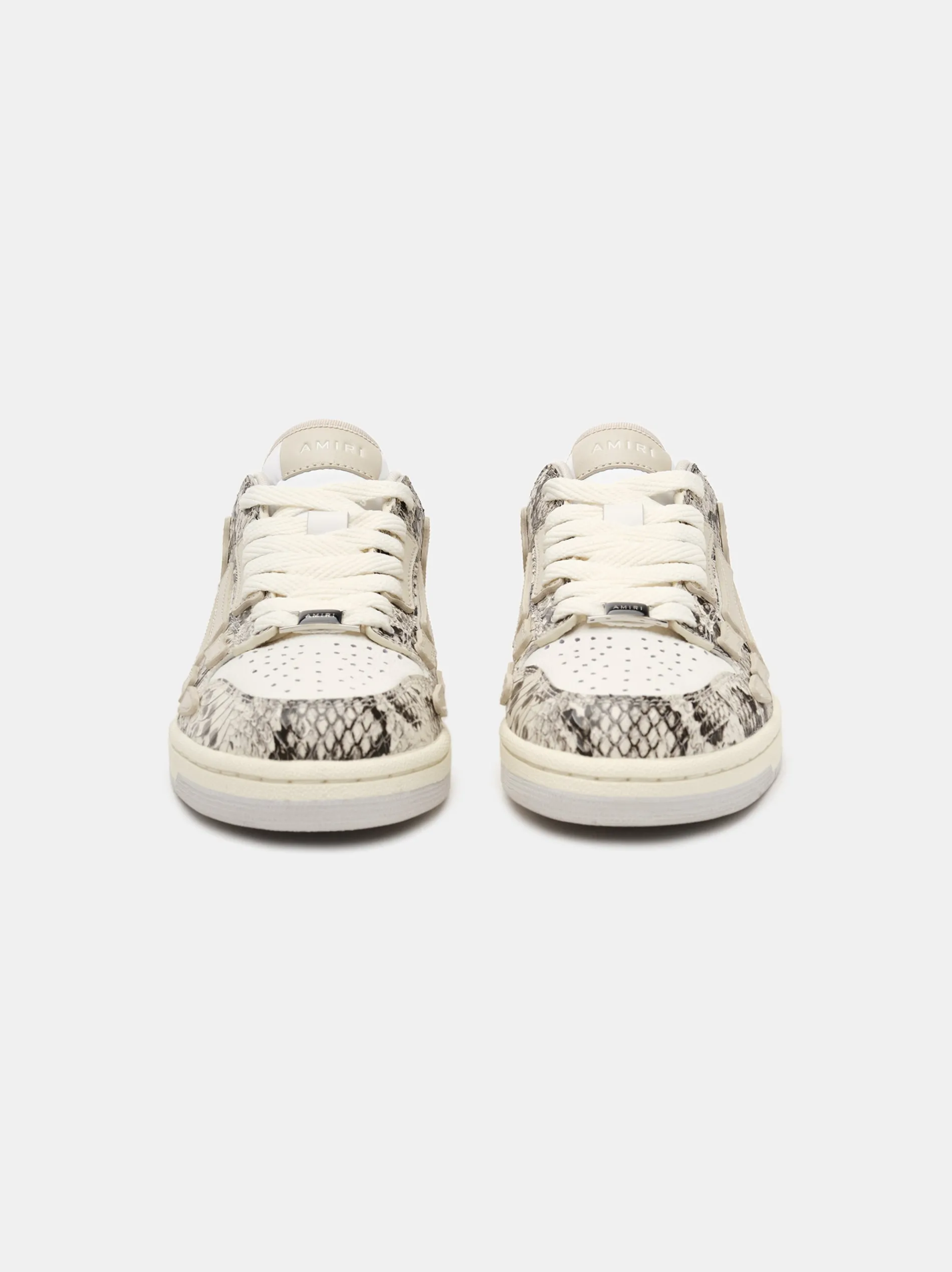 AMIRI Sneakers|Sneakers<WOMEN'S SNAKE SKEL-TOP LOW Alabaster