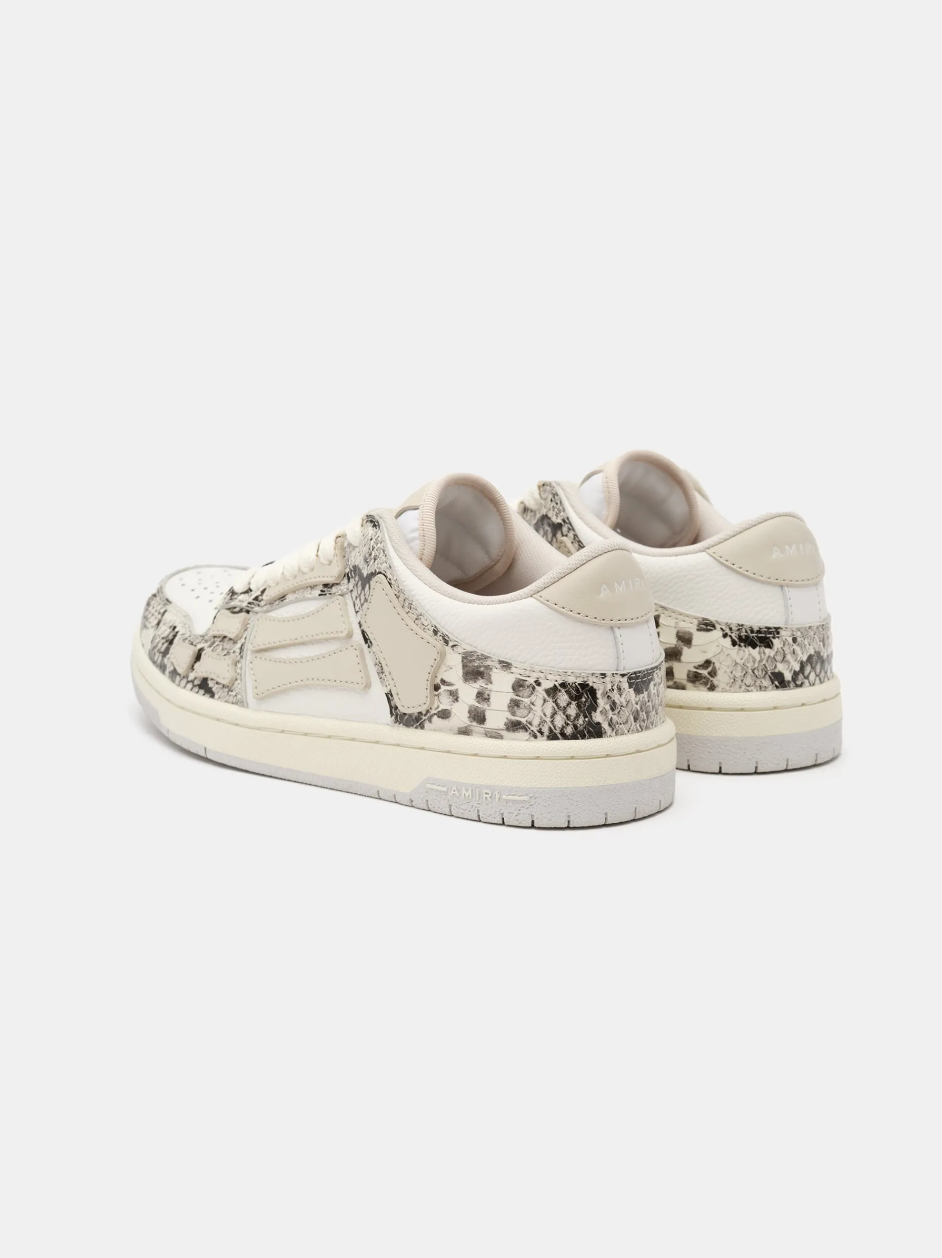 AMIRI Sneakers|Sneakers<WOMEN'S SNAKE SKEL-TOP LOW Alabaster
